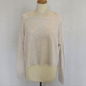 NWOT Aerie Cream Knit Top